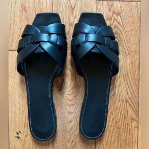 Saint Laurent Tribute sandals black